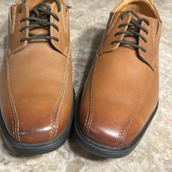 Clark’s shoes,men 7W, leather,NEW,TILDEN WALK , dark tan,Oxford,classy,comfy, - Picture 13 of 13
